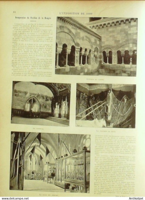 Le Monde illustré 1900 n°2249 Etats-Unis Ste-Hélène Jame-Ttown Canada Ottawa Hull Montmartre rempart