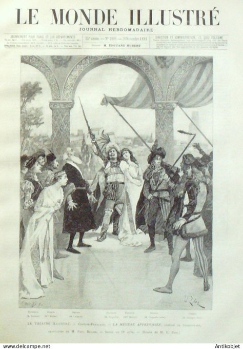 Le Monde illustré 1891 n°1809 Comores île Anjouan Saïd Athmann Quimper (29)