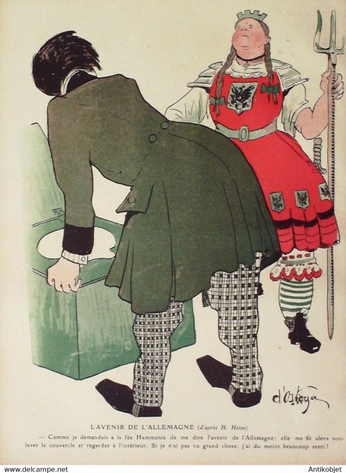 L'Assiette au beurre 1910 # 514 Les Dessous de Germania Ostoya