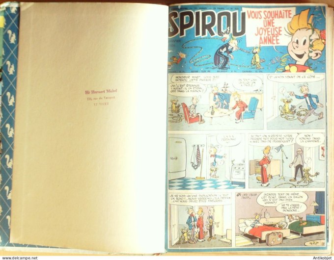 Album Spirou 56 Dupuis (n°925-937) 1956 (05-01 au 29-03) Eo Complet