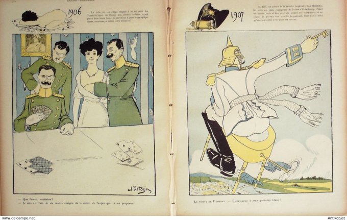 L'Assiette au beurre 1910 # 514 Les Dessous de Germania Ostoya