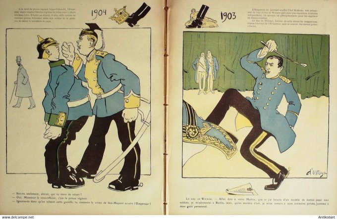 L'Assiette au beurre 1910 # 514 Les Dessous de Germania Ostoya