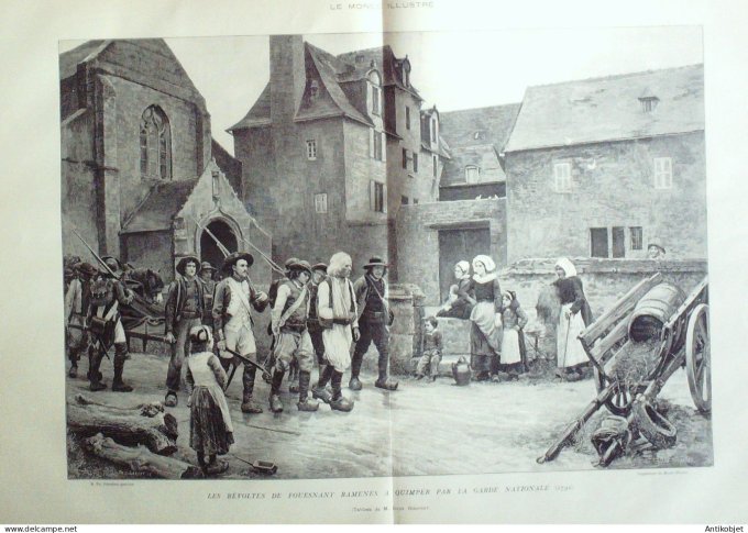 Le Monde illustré 1891 n°1809 Comores île Anjouan Saïd Athmann Quimper (29)