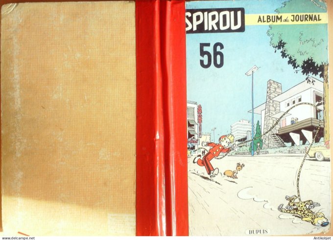 Album Spirou 56 Dupuis (n°925-937) 1956 (05-01 au 29-03) Eo Complet