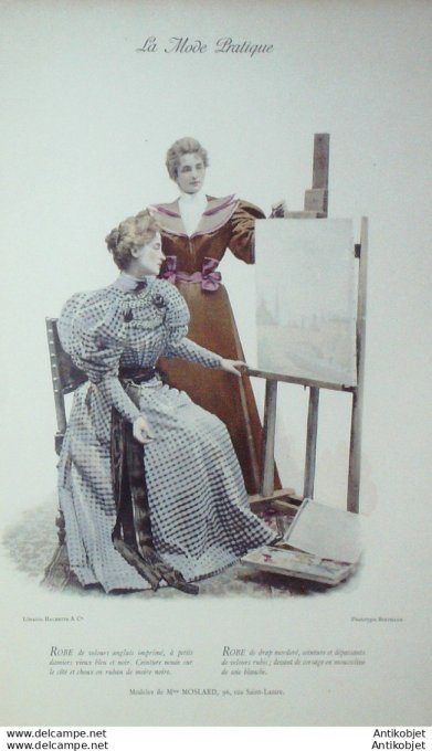 La Mode pratique 1894 # 42 Robes de velours et drap