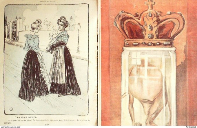 L'Assiette au beurre 1902 #  68 La traite des blanches Leonce Burret