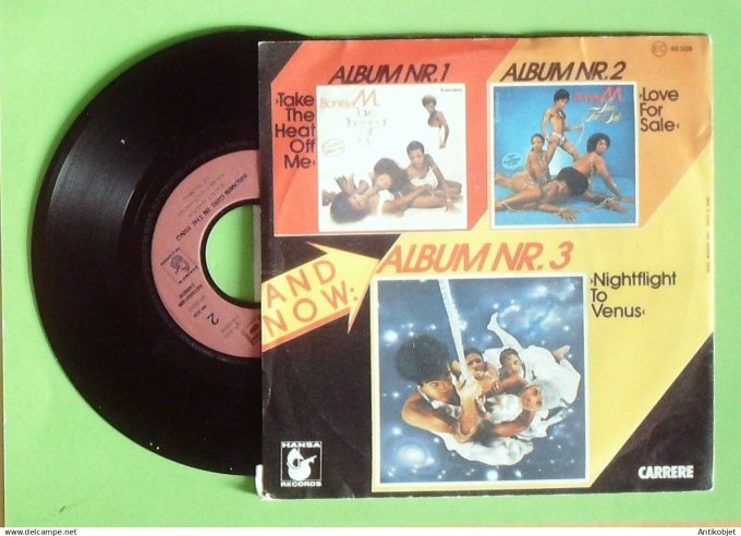 Boney M. 45T SP Rivers of Babylon 1978