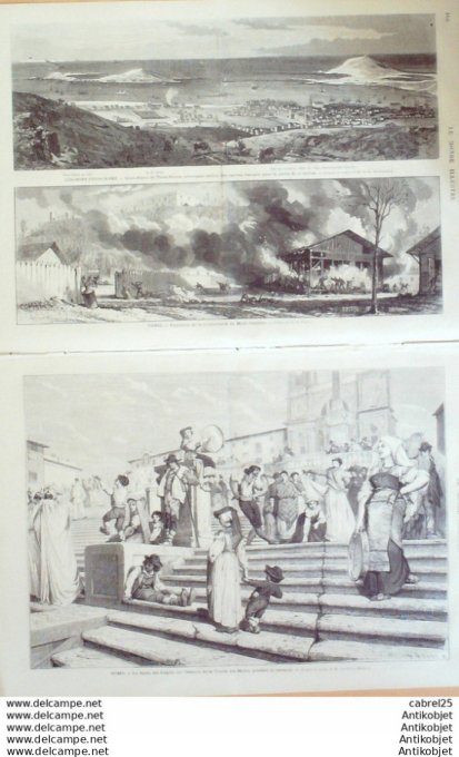 Le Monde illustré 1873 n°831 Pays-Bas La Haye Nice Italie Rome Del Sospiro Turquie Smyrne Autriche V