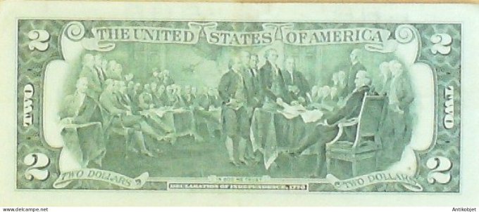 Billet de Banque Etats-Unis 2 Dollars Jefferson 2013
