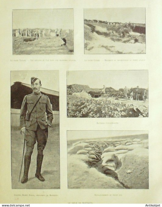 Le Monde illustré 1900 n°2252 Canada Ottawa Hull  Afrique-Sud Prétoria Mafeking Italie Vésuve Montre