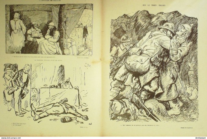 Le Rire Rouge 1917-11-24 # 158 Journal humoristique Ed.Originale Front Italien