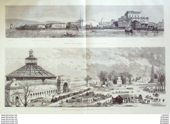 Le Monde illustré 1873 n°831 Pays-Bas La Haye Nice Italie Rome Del Sospiro Turquie Smyrne Autriche V