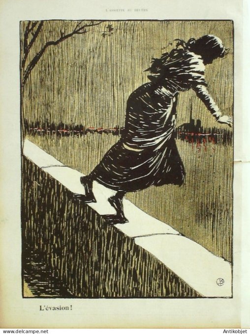 L'Assiette au beurre 1902 #  68 La traite des blanches Leonce Burret