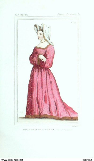 De Sassenage Marguerite Dame De Beaumont 15ème 1852