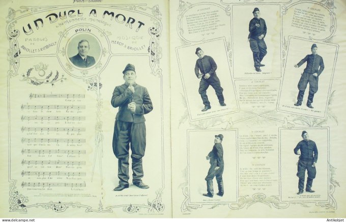 Paris qui chante 1903 # 1 Polin Regnier Mayol Nanon Flers Verly Galipaux