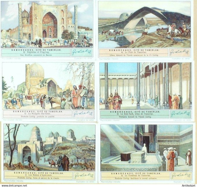Chromo Liebig Sang 1302 Samarcande cite de Tamerlan (1935)