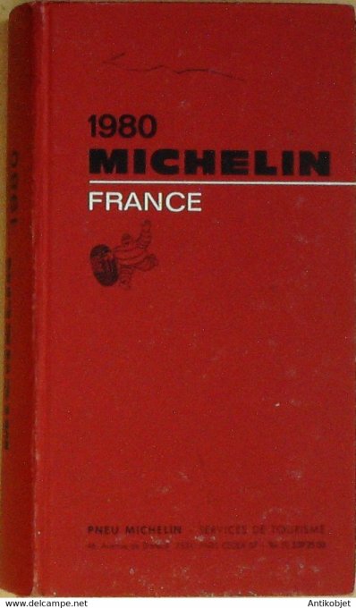 Guide rouge MICHELIN 1980 73ème édition France