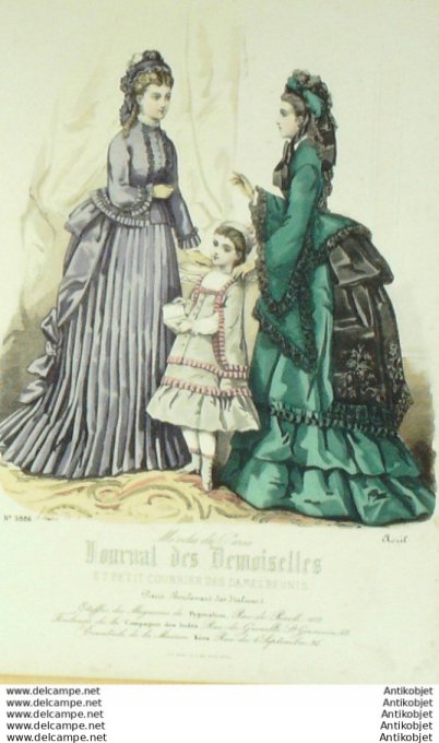 Journal de Demoiselles 1872 # 3886