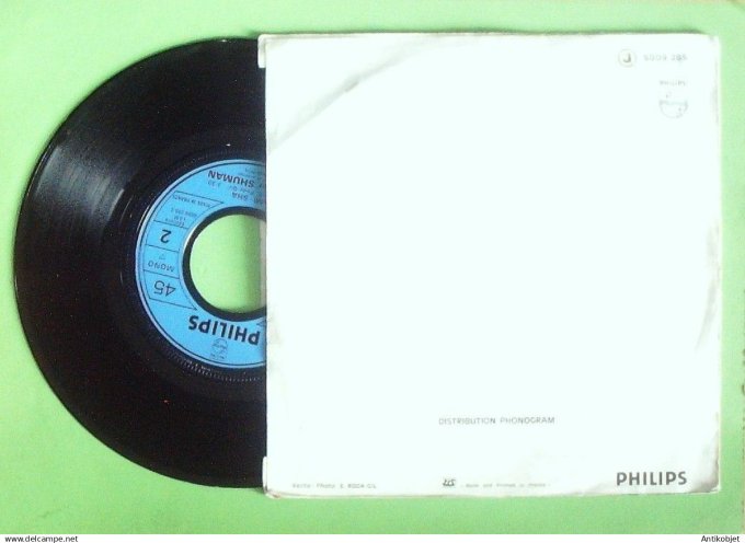 Shuman Mort 45T SP Le lac majeur 1973