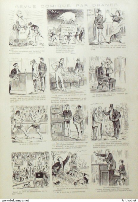 Le Monde illustré 1881 n°1257 Grèce Chio Séisme Tunisie Kroumirs Moustapha-Ben-Ismaêl