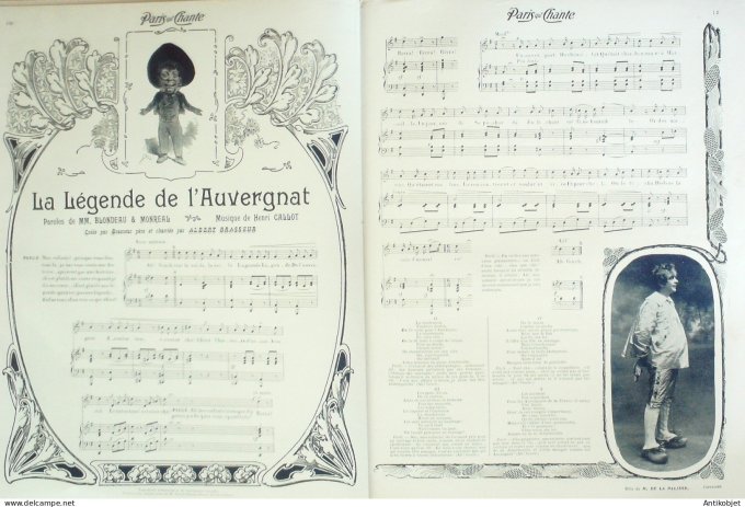 Paris qui chante 1905 n°134 Albert Brasseur numéro Spécial