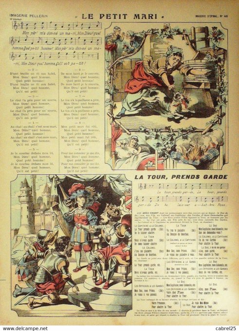 Le Petit Mari, La Tour Prends Garde (Pellerin d'epinal)