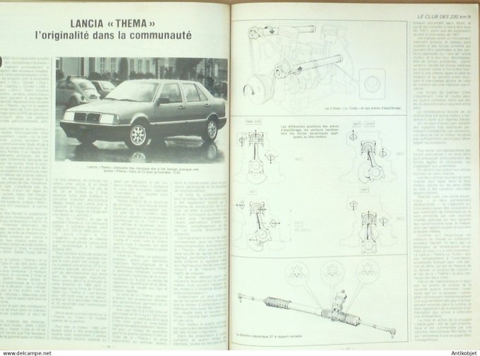 Revue Tech. Automobile 1985 n°452 Volkswagen Transporter Opel Kadett D