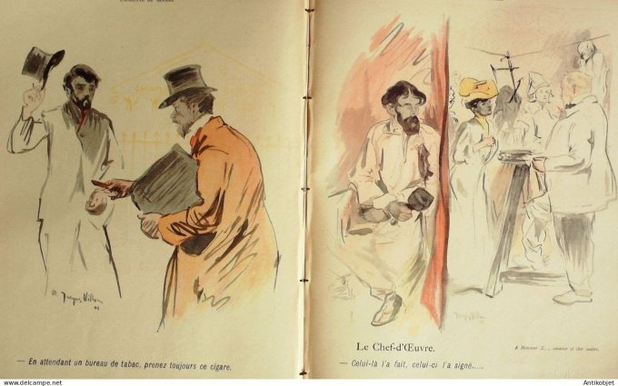 L'Assiette au beurre 1902 #  46 La vie facile Villon