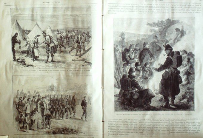 L'Univers illustré 1872 # 914  Ecosse Balmoral Woolwich Le Havre (76) Inde Beejapoor Mohammed-Adil