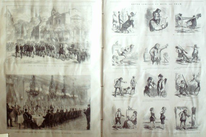 L'Univers illustré 1872 # 914  Ecosse Balmoral Woolwich Le Havre (76) Inde Beejapoor Mohammed-Adil