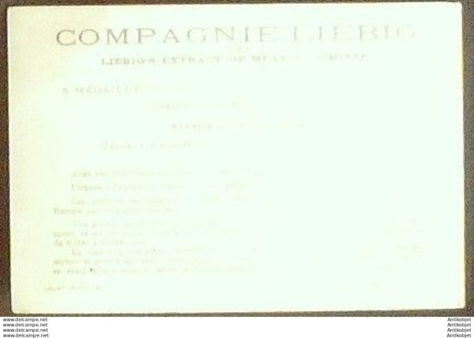 Chromo Liebig Sang   30 Acrobates echassiers la roue (1875)