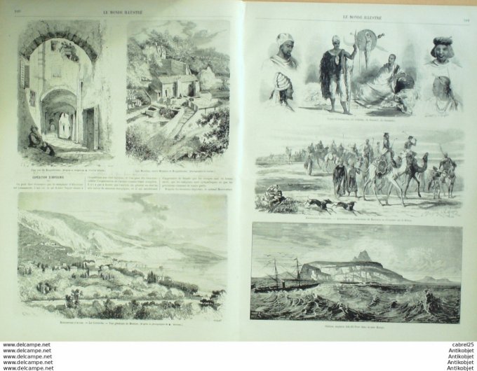 Le Monde illustré 1867 n°566 Autriche Maximilien Belgique Malines Italie Castagno Catilana Delle Svo