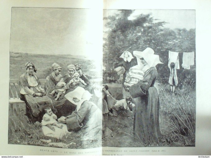 Le Monde illustré 1886 n°1512 Decazeville (12) Firmy Algérie Sybouse Monaco Catastrophe ferroviaire