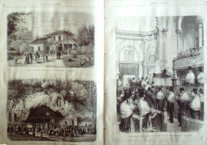 L'Univers illustré 1872 # 915 Saverne Schlittenbach Zambie Zambeze  Dijon (21) Pays-Bas La Haye  