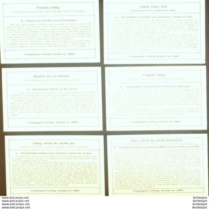 Chromo Liebig Sang 1299 Promethee (1934)