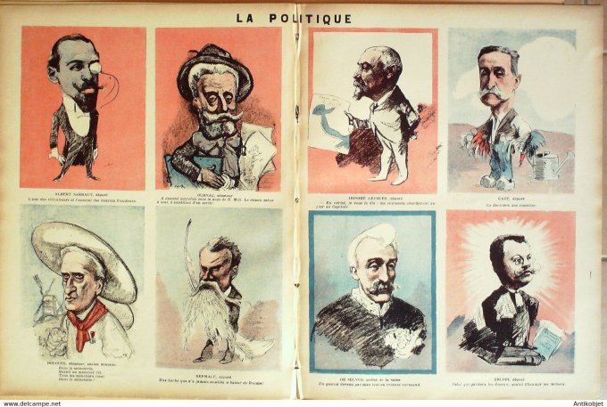 L'Assiette au beurre 1905 # 229 Ceux de Toulouse course des Pyrénées Metivet