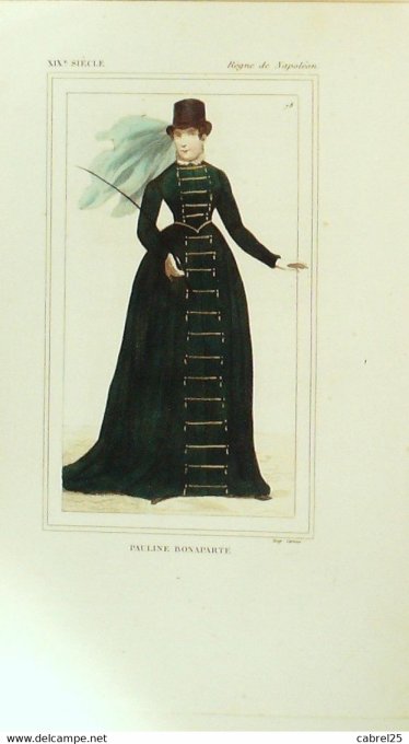 Bonaparte Pauline Amazone 19ème 1852