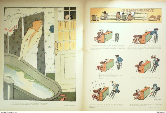 Le Rire 1912-03-30 # 478 Journal humoristique Ed.Originale Seductrice
