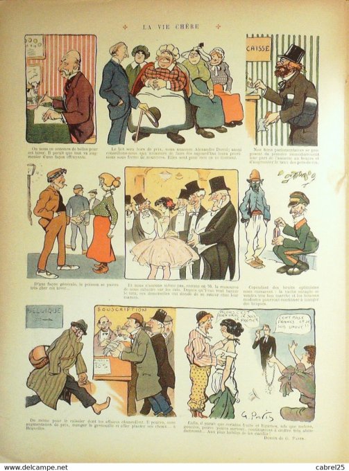 Le Rire 1911 n°457 Roubille Ostoya Pierlis Pavis Bertrand Goussé Hémard Perrier Dangon
