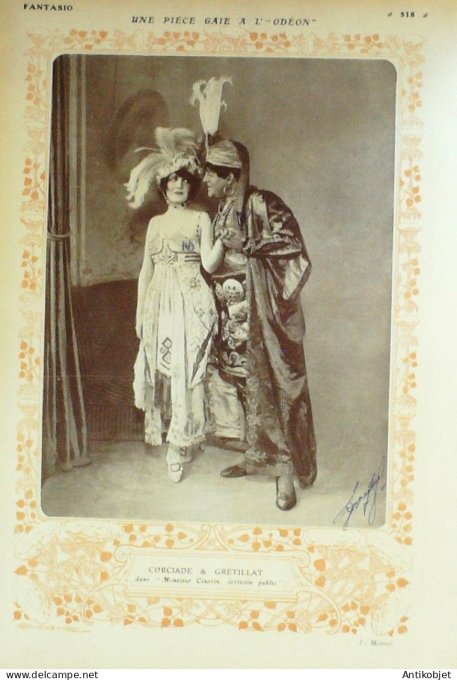 Fantasio 296 1919 Lorenzi Martin Roussau Wegener Corciade & Gretillat Jouenne