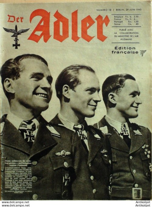 Revue Der Adler Ww2 1943 # 13