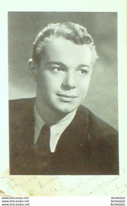 Acteur non identifié (photo de presse) 1937 dédicacée