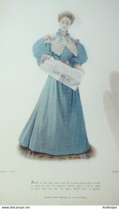 La Mode pratique 1895 # 36 Robe en crépon