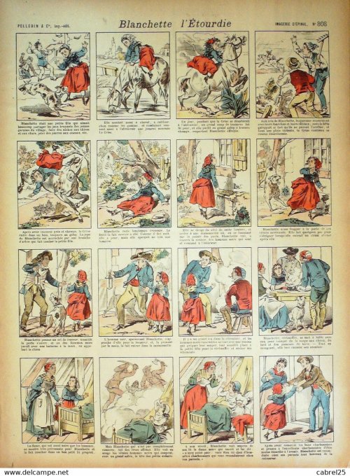 Blanchette L'etourdie  (Pellerin d'epinal)