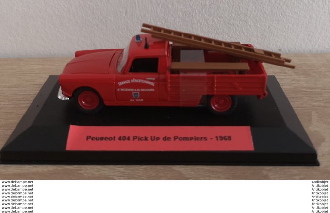 Peugeot 404 Pick-Up de Pompiers 1:43 Var 1968