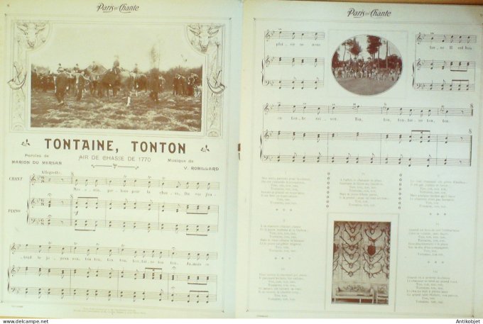 Paris qui chante 1905 n°137 Chansons de Chasse numéro Spécial