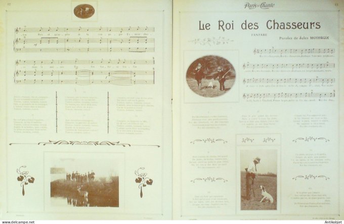 Paris qui chante 1905 n°137 Chansons de Chasse numéro Spécial