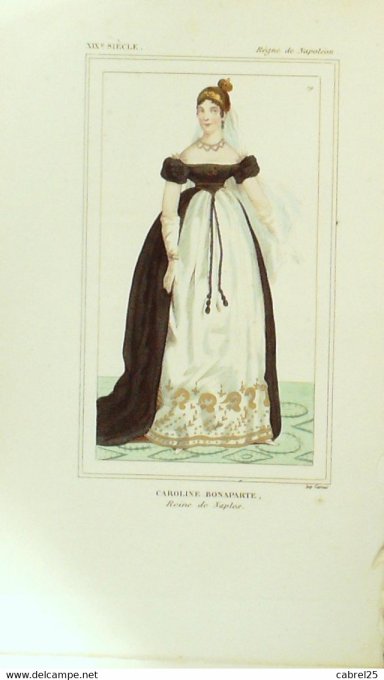 Bonaparte Caroline Reine De Naples 19ème