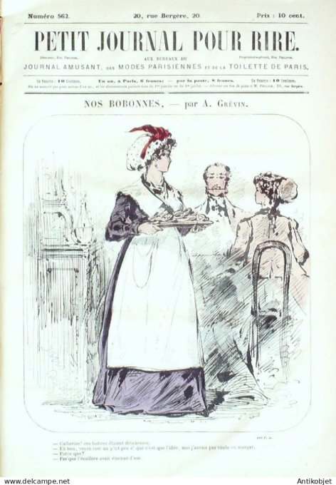 Petit journal pour Rire 1864 # 562 Faut de la tenue militaires Teulb