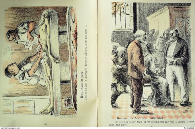 L'Assiette au beurre 1901 #  32 L'assistance Publique Dorville Noel